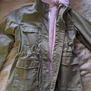 Madewell sherpa utility jacket